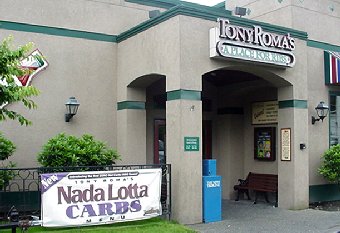 Tony Roma's entrance by the Tacoma Mall.